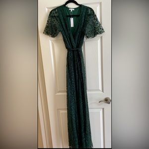 Baltic Born Marseille Embossed Maxi Dress L New with tags